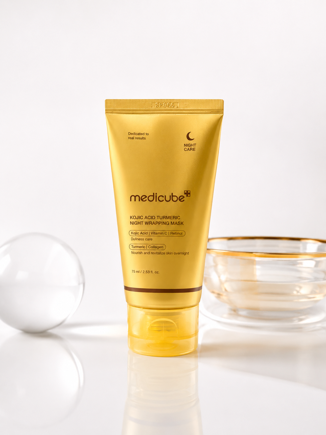 MEDICUBE  KOJIC ACID TURMERIC NIGHT WRAPPING MASK