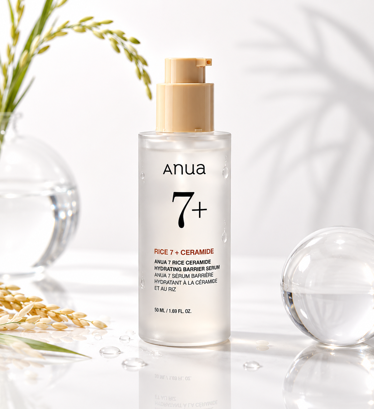 ANUA RICE 7 CERAMIDE HYDRATING BARRIER SERUM