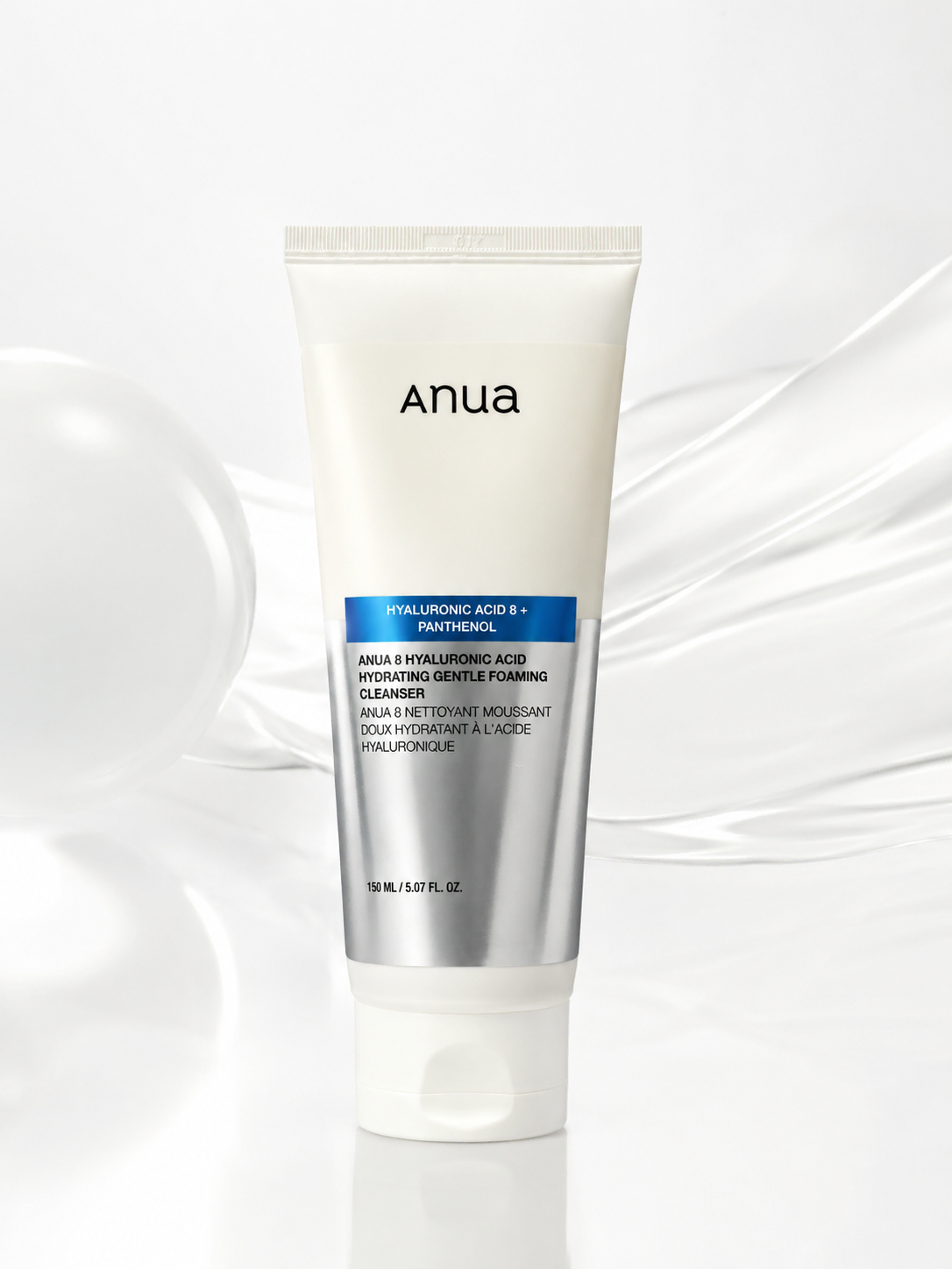 ANUA 8 HYALURONIC ACID HYDRATING GENTLE FOAMING CLEANSER