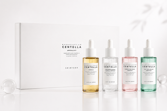 SKIN004 MADAGASCAR CENTELA AMPOULE KIT MINI AMPOULE 4 TYPES